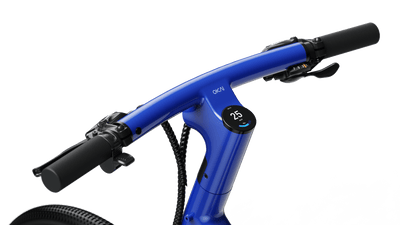 Minimalist Fitness Step-through e-Bike w/ up to 62 miles Max Operating Range and 20 MPH Max Speed - Bolt Blue