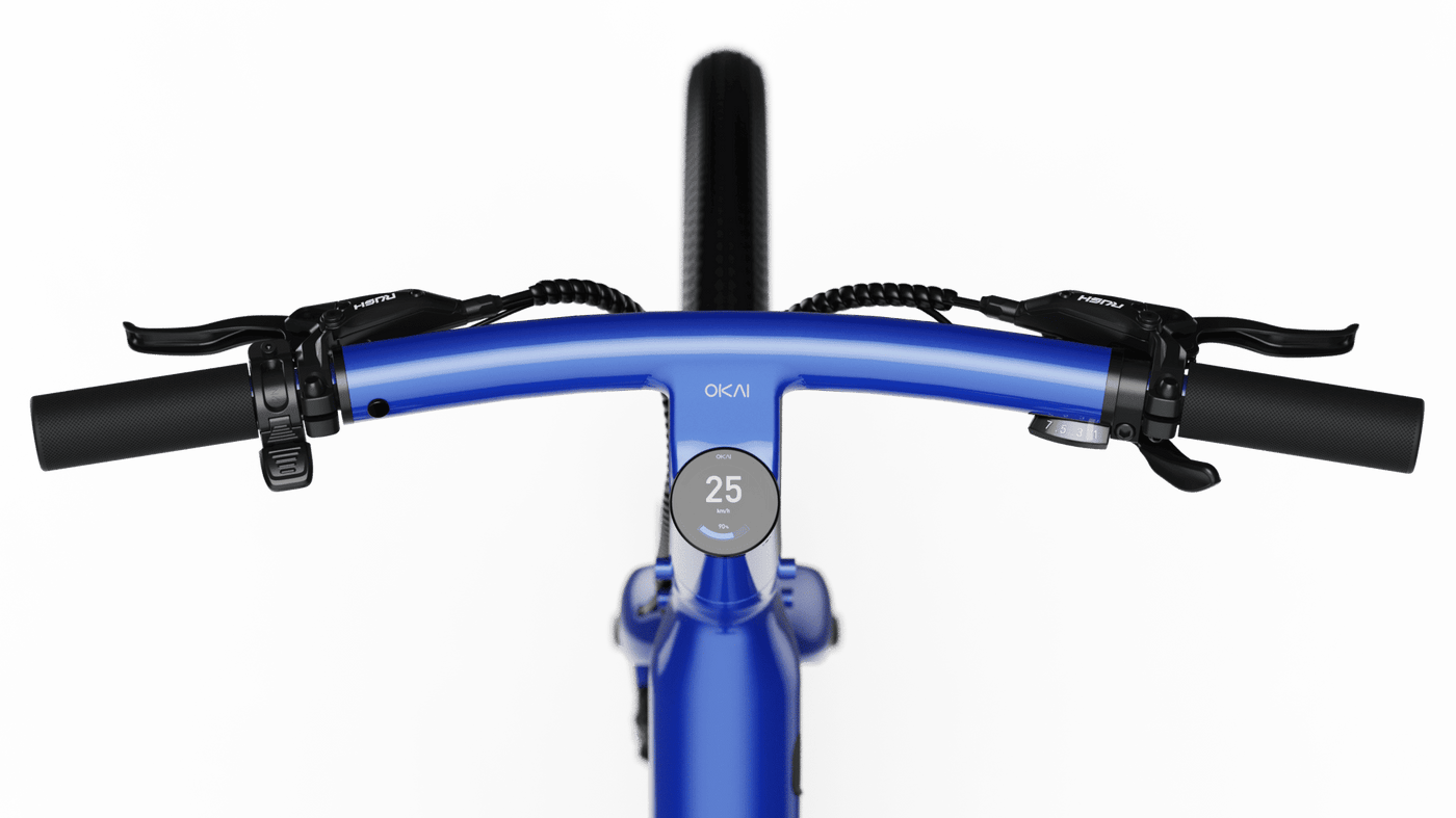 Minimalist Fitness Step-through e-Bike w/ up to 62 miles Max Operating Range and 20 MPH Max Speed - Bolt Blue