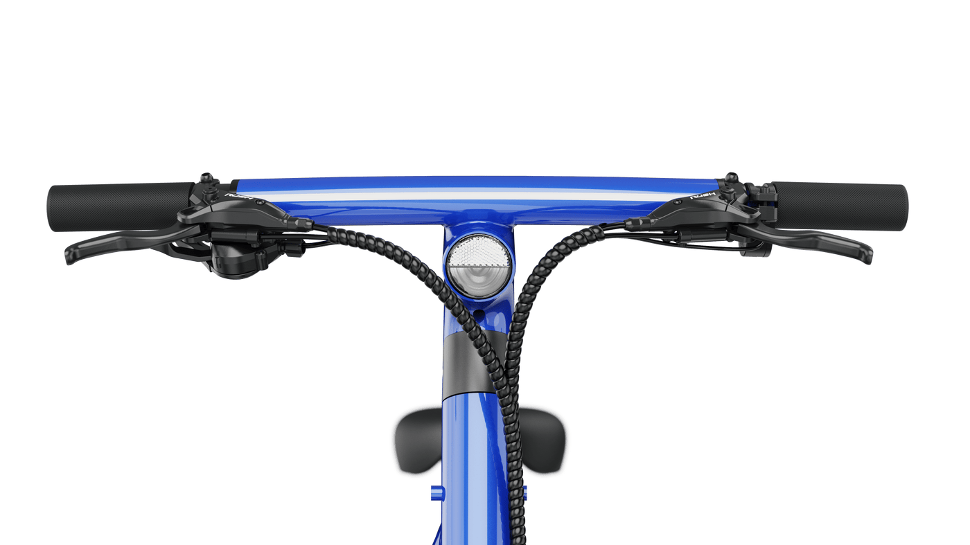 Minimalist Fitness Step-through e-Bike w/ up to 62 miles Max Operating Range and 20 MPH Max Speed - Bolt Blue