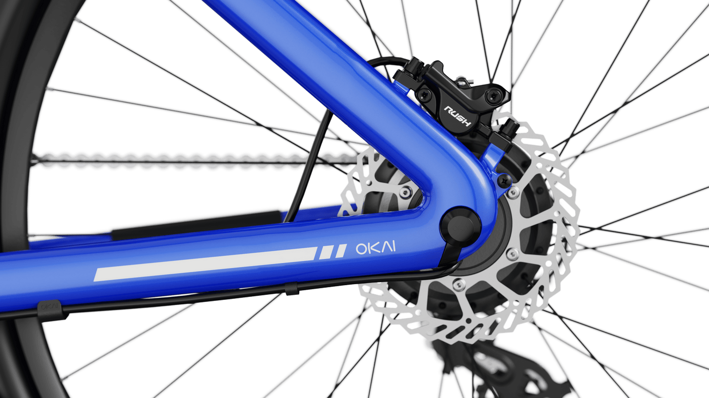 Minimalist Fitness Step-through e-Bike w/ up to 62 miles Max Operating Range and 20 MPH Max Speed - Bolt Blue