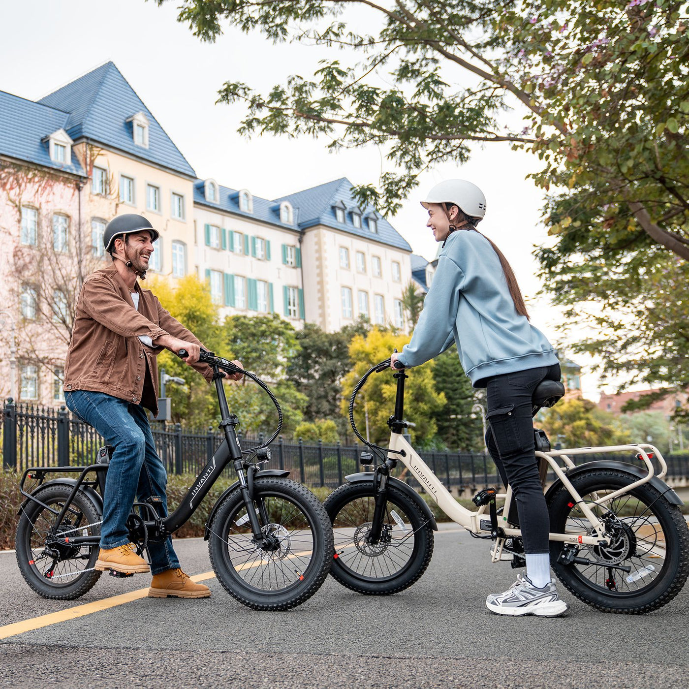 INVANTI EB11 Electric Bike  500W Folding Bike 48V 10.4AH 7S Shimano Electric Bicycle