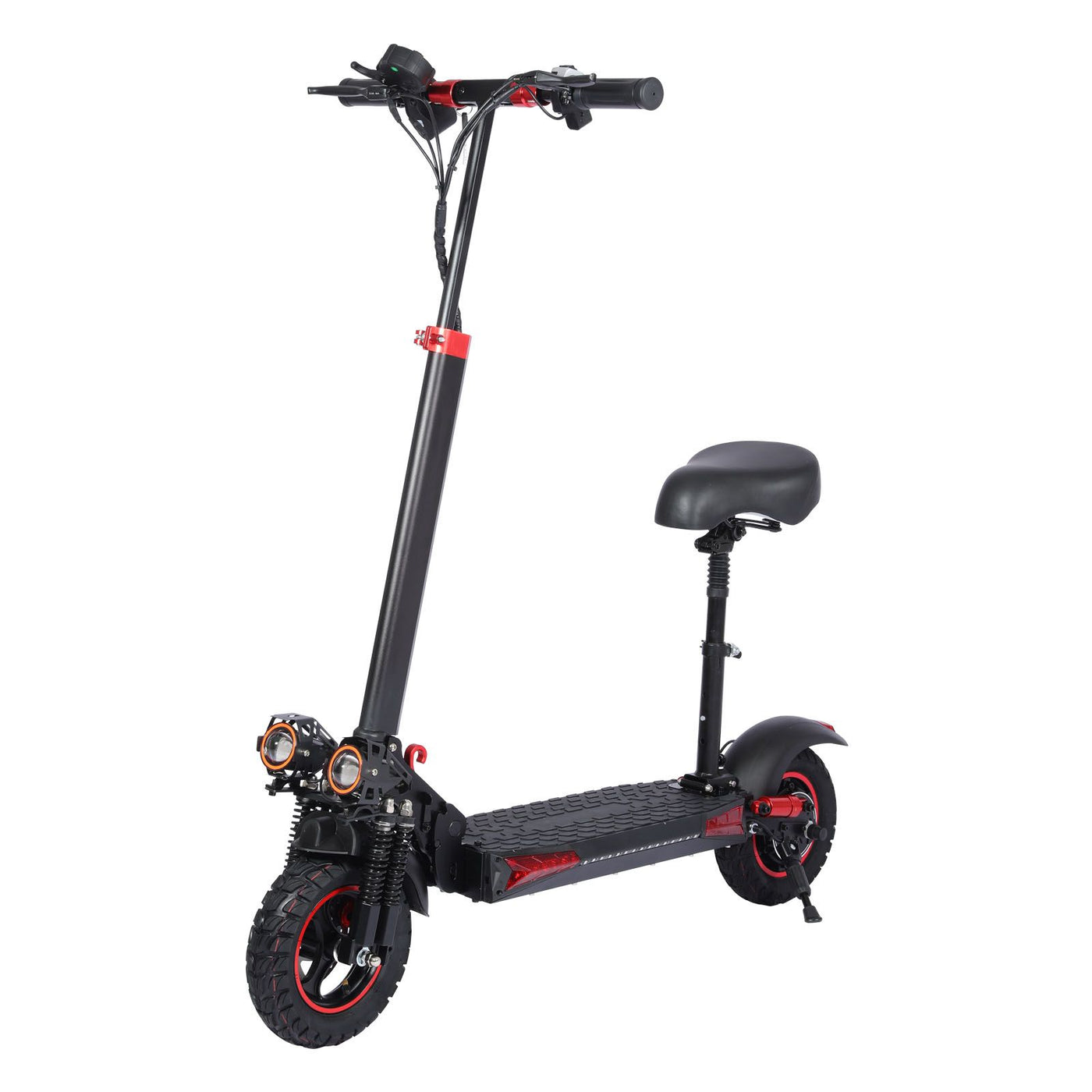 WHOSU Adult Electric Scooter with Removable Seat, 1200W Motor, Max 35mph, 33 Miles, 11" Off Road Tires, Fast Electric Scooter for Adults, E Scooter w/ 4 Braking System