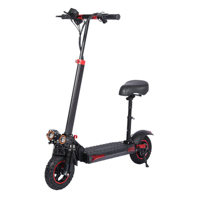 WHOSU Adult Electric Scooter with Removable Seat, 1200W Motor, Max 35mph, 33 Miles, 11" Off Road Tires, Fast Electric Scooter for Adults, E Scooter w/ 4 Braking System