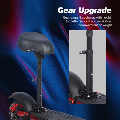 WHOSU Adult Electric Scooter with Removable Seat, 1200W Motor, Max 35mph, 33 Miles, 11" Off Road Tires, Fast Electric Scooter for Adults, E Scooter w/ 4 Braking System